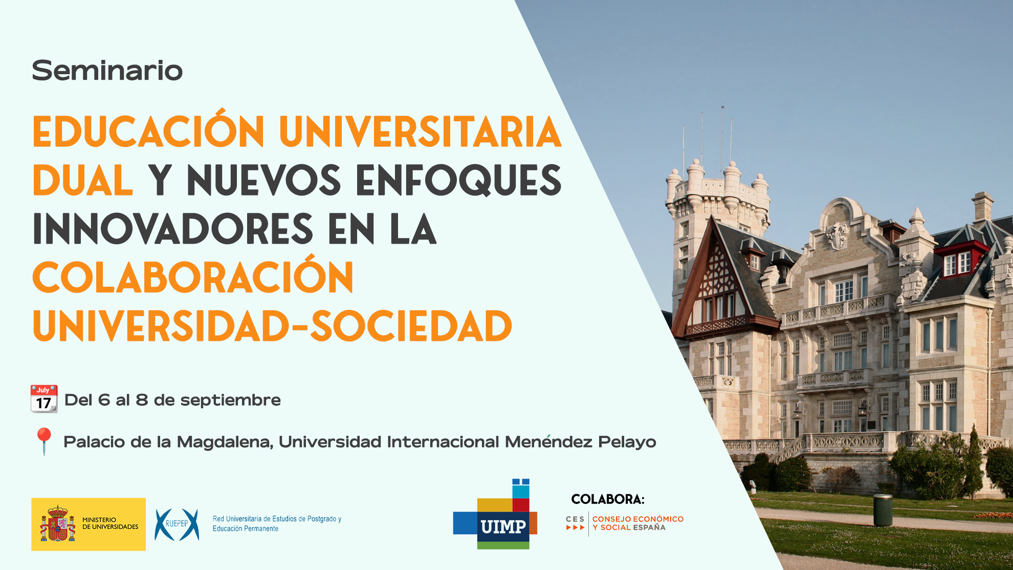 Lee más sobre el artículo El Ministerio de Universidades y RUEPEP organizan el seminario «Educación universitaria dual y nuevos enfoques innovadores en la colaboración universidad-sociedad»