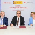 El Ministerio de Universidades, Banco Santander y Crue Universidades Españolas firman un nuevo acuerdo para el desarrollo de las “Becas Santander para Erasmus” en España